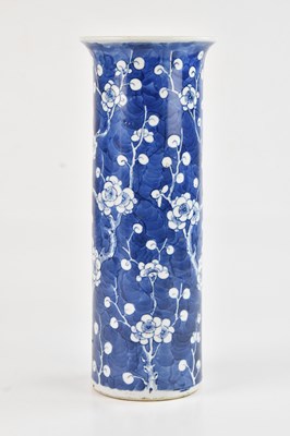 Lot 1033 - A late 19th Chinese blue and white porcelain...