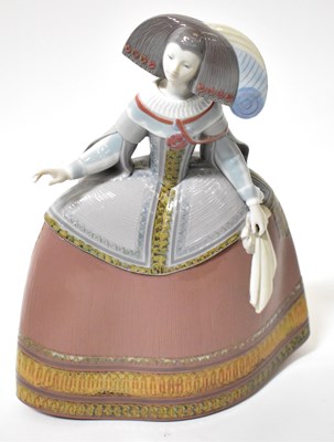 Lot 224 - LLADRÓ; a figure of a Dutch girl, marks to the...