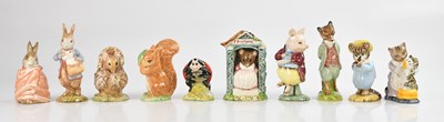 Lot 1259 - ROYAL ALBERT; ten Beatrix Potter figures...