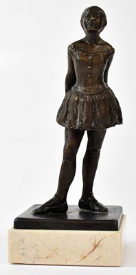 Lot 215 - AFTER EDGAR DEGAS; a Reproduction Bronze...