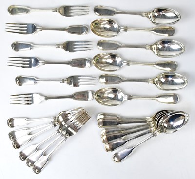 Lot 734 - EMILE VINER; a set of twelve hallmarked silver...