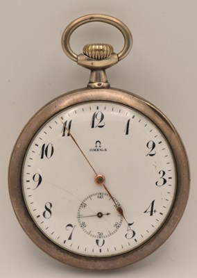 Lot 1523 - OMEGA; an early 20th century chrome cased...
