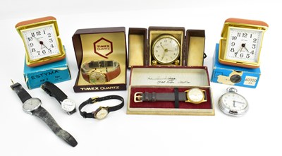 Lot 1166 - Various gentleman's vintage wristwatches...