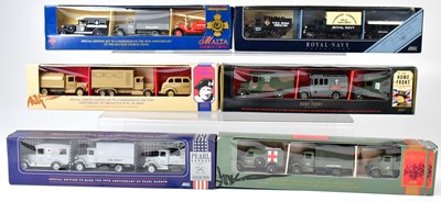 Lot 387 - LLEDO; twelve boxed military sets of diecast...