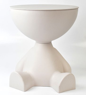 Lot 178 - A small plastic side table in the form of a...
