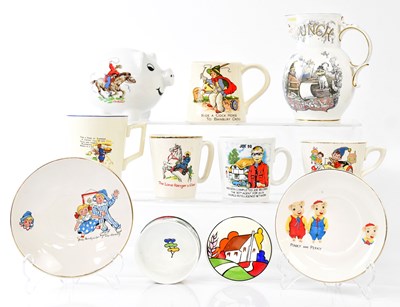 Lot 288 - A collection of children's porcelain cups,...