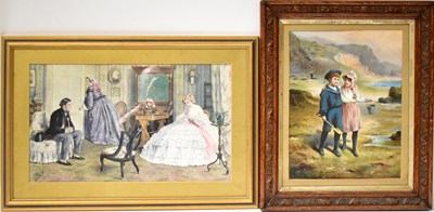 Lot 616 - Five various 19th century and later coloured...