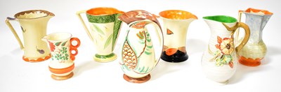 Lot 286 - CLARICE CLIFF FOR NEWPORT POTTERY; a ‘Delicia...