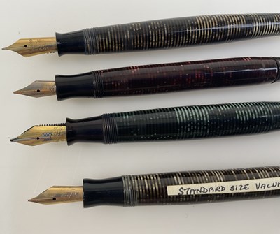 Lot 47 - WATERMAN; four 'Vacumatic' and similiar...