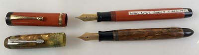 Lot 120 - PARKER; a 'Duofold' deluxe fountain pen,...