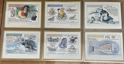 Lot 430 - PETER BROOKES; six signed limited edition...