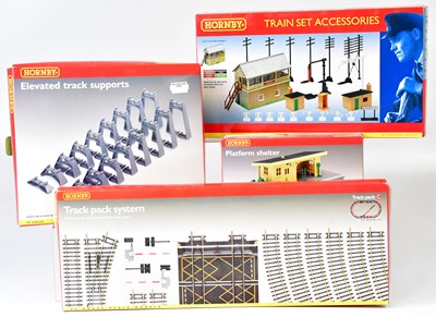Lot 336 - HORNBY; a collection of OO gauge model railway...