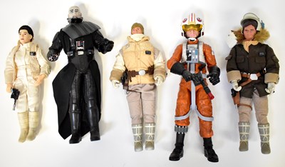 Lot 434 - STAR WARS; nine model figures, seven with...