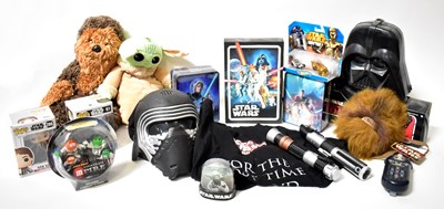 Lot 467 - STAR WARS; a collection of memorabilia,...