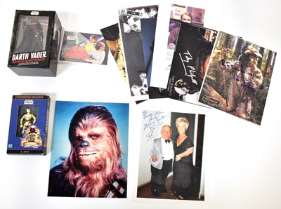 Lot 444 - STAR WARS; a collection of signed photographs,...