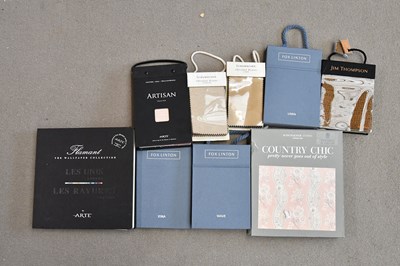 Lot 9 - A box of sample books including Artisan,...