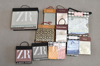 Lot 42 - A box of sample books including Holland &...