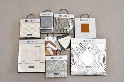 Lot 15 - LARSEN; a large box of sample books.