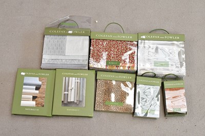 Lot 16 - COLEFAX & FOWLER; a large box of sample books.