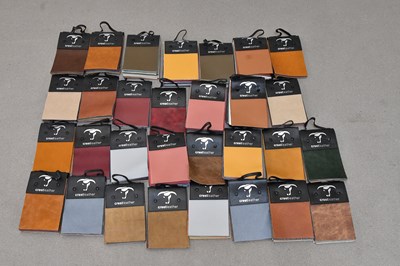 Lot 25 - Six boxes of Crest Leather samples (6)