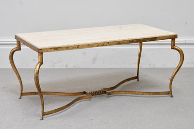 Lot 69 - A contemporary gilt metal framed rectangular...