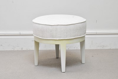 Lot 77 - A contemporary dressing table circular stool,...