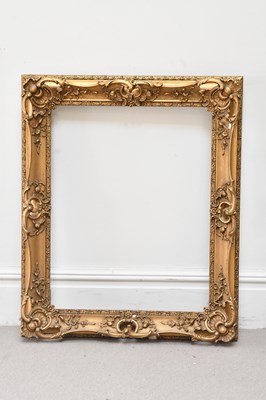 Lot 134 - A decorative late 19th century gilt gesso...