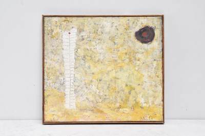 Lot 128 - MARTIN BRADLEY (1931-2023); oil on canvas,...