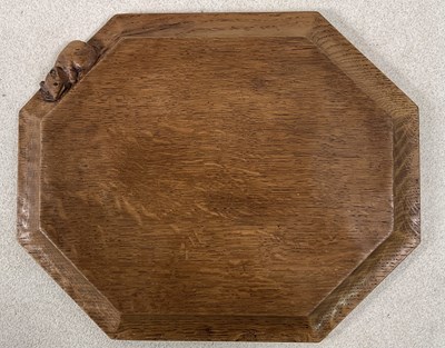 Lot 787 - WORKSHOP OF ROBERT 'MOUSEMAN' THOMPSON; an oak...