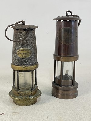 Lot 109 - GLAMORGAN & MONMOUTHSHIRE LAMP CO; a brass and...