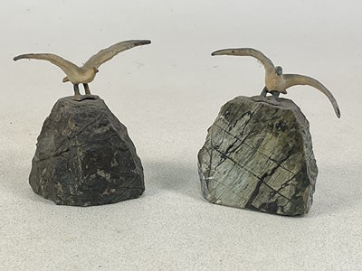 Lot 110 - Two early 20th century cast metal painted...
