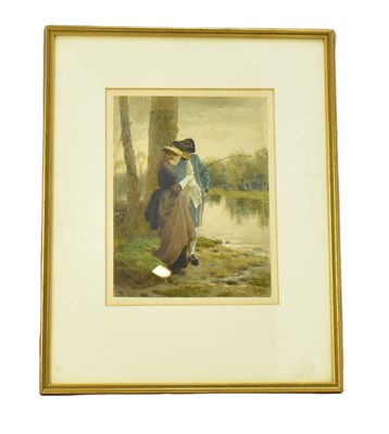 Lot 297 - JOHN DAWSON WATSON (1832-1892); watercolour on...