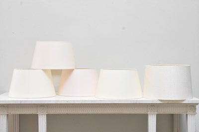 Lot 96 - A contemporary textured light shade of conical...