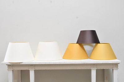 Lot 98 - Five contemporary light shades, each of...