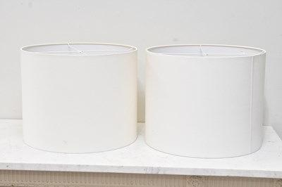 Lot 99 - Two large contemporary textured circular light...
