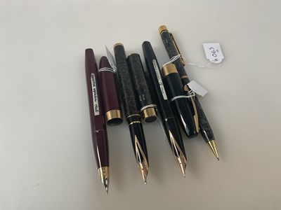 Lot 87 - SHEAFFER; two Imperial fountain pens, one...