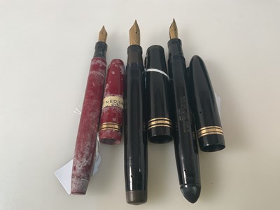 Lot 73 - MABIE TODD & CO; a collection of three 'Swan'...