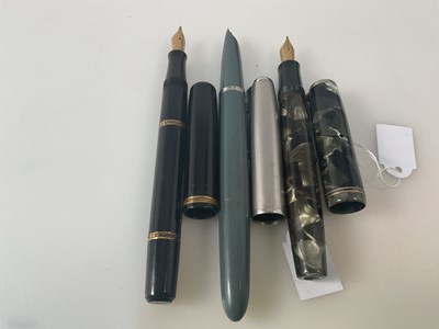 Lot 76 - PARKER; three fountain pens, to include a...