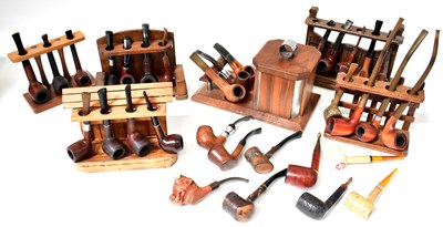 Lot 548a - A good collection of smoking pipes to include...