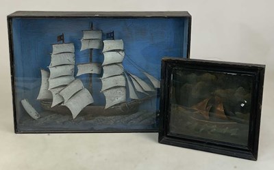 Lot 71 - A 19th century model of a sailing boat, 44 x...