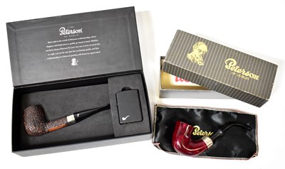 Lot 548f - PETERSON; a 106 pipe and Zippo lighter box set,...