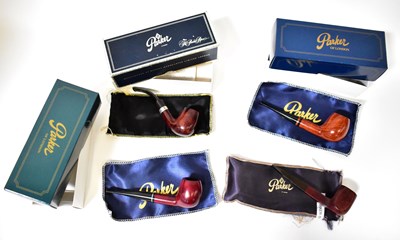 Lot 548e - PARKER; four collectible pipes, comprising...