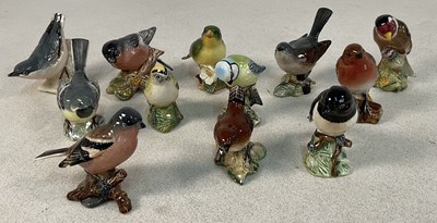 Lot 336 - BESWICK; a collection of twelve bird figures...