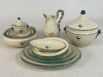 Lot 300 - CLARICE CLIFF; a harvest jug, height 28cm,...
