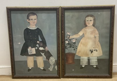 Lot 431 - UNATTRIBUTED; two prints titled, 'Portrait of...