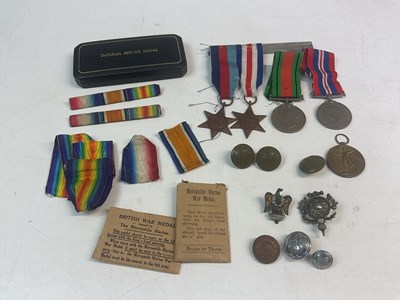 Lot 224 - A WW I Victory Medal, awarded to...
