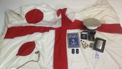 Lot 225 - ROYAL NAVY; a group of RN items to include a...