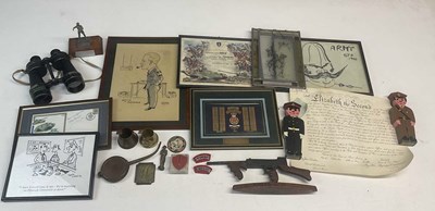 Lot 221 - A quantity of British Army items, to include a...