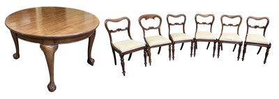 Lot 43 - An early 20th century mahogany oval extending...