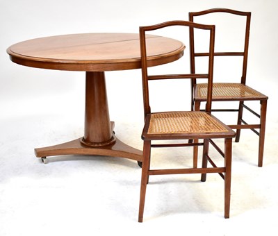Lot 180A - A mahogany circular tilt-top table (for...
